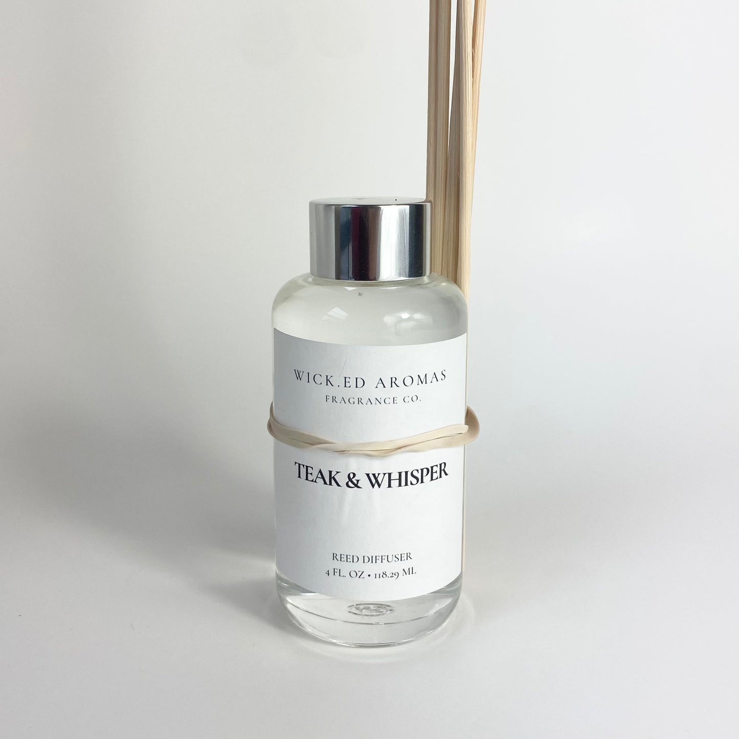 Teak & Whisper Reed Diffuser - Wick.ed Aromas