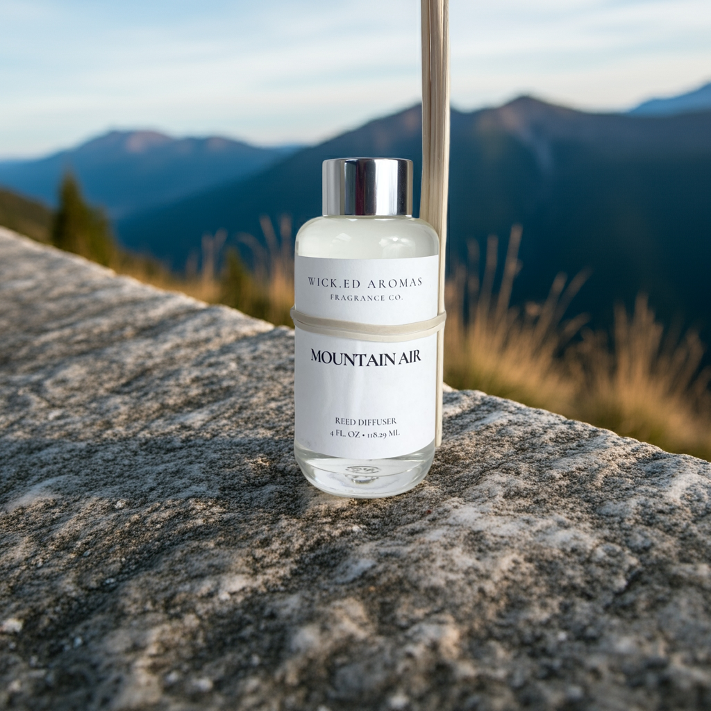 Mountain Air Reed Diffuser - Wick.ed Aromas