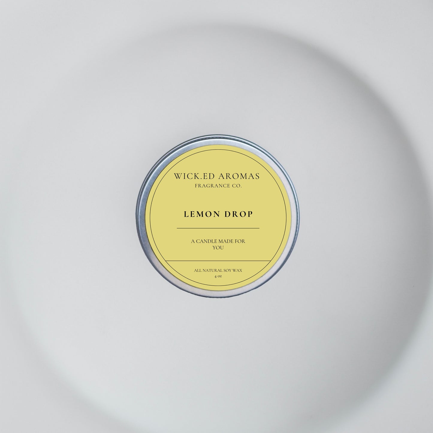 Lemon Drop Travel Tin - Wick.ed Aromas