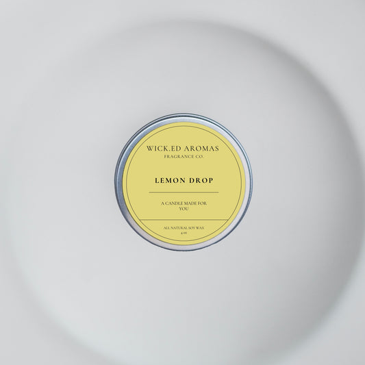Lemon Drop Travel Tin - Wick.ed Aromas