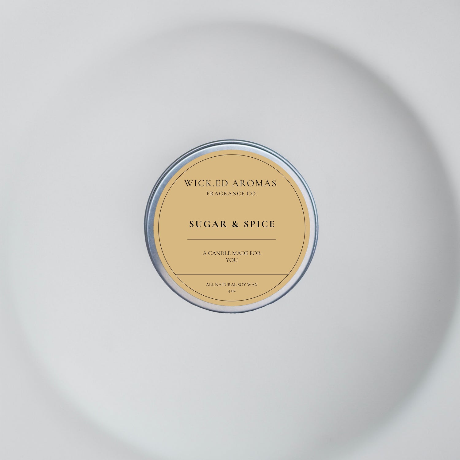 Sugar & Spice Travel Tin - Wick.ed Aromas