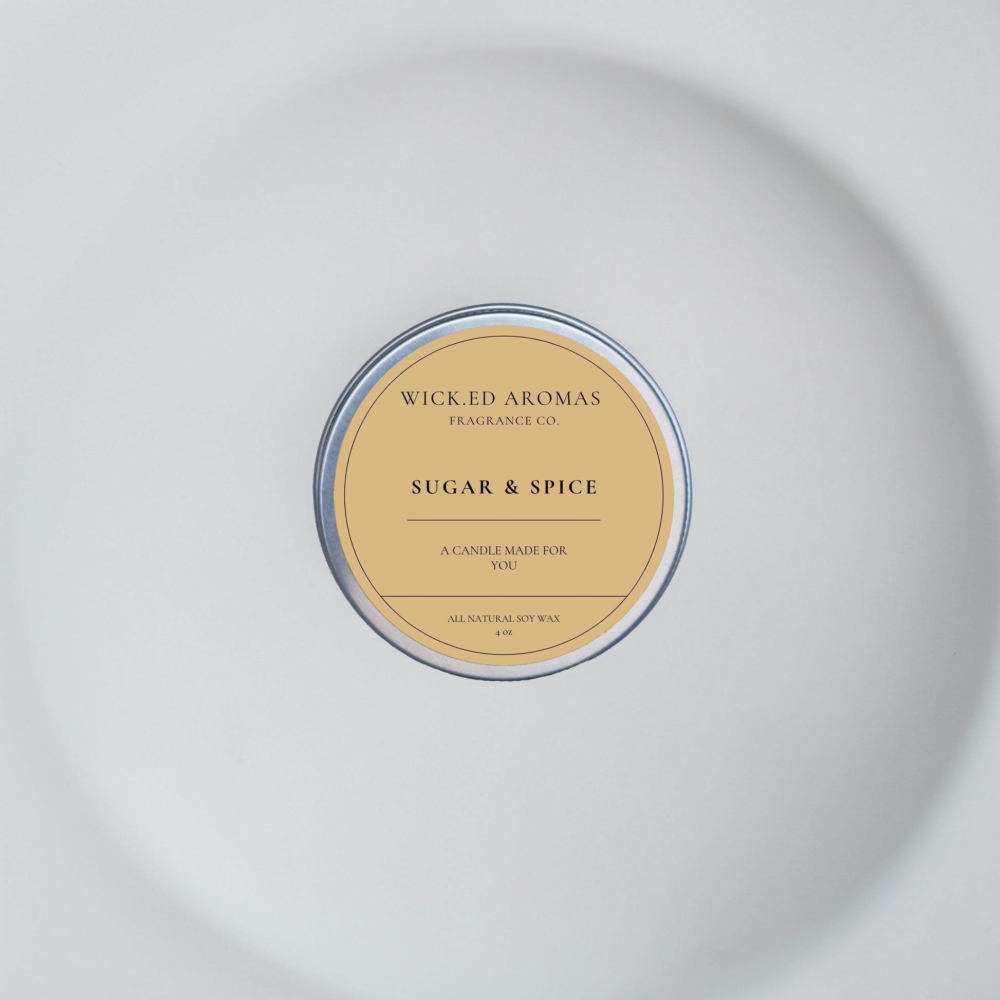 Sugar & Spice Travel Tin - Wick.ed Aromas