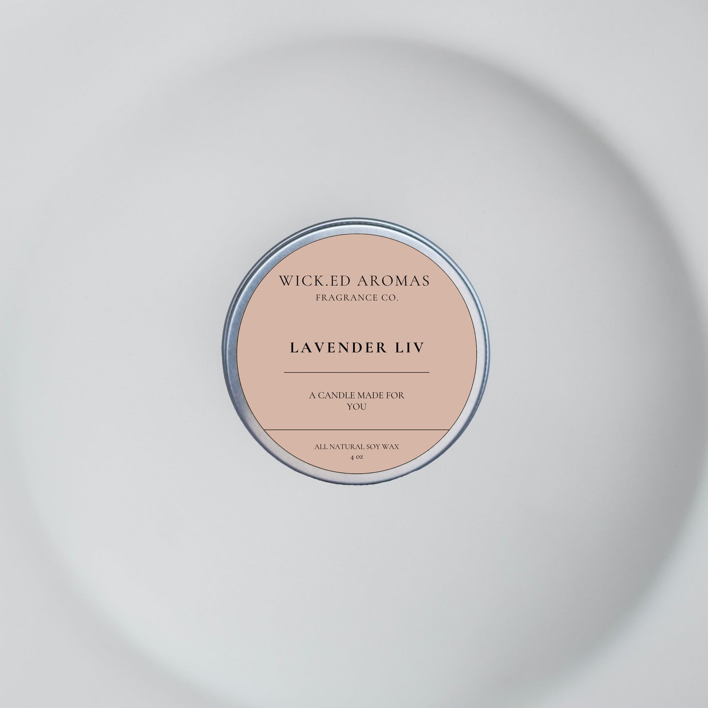 Lavender Liv Travel Tin - Wick.ed Aromas
