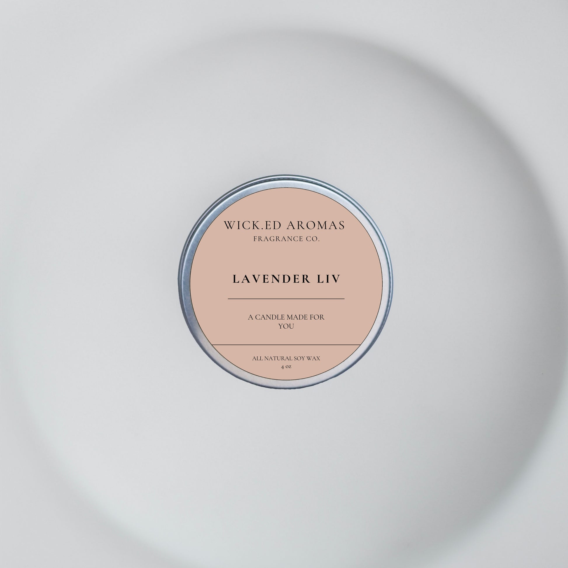 Lavender Liv Travel Tin - Wick.ed Aromas