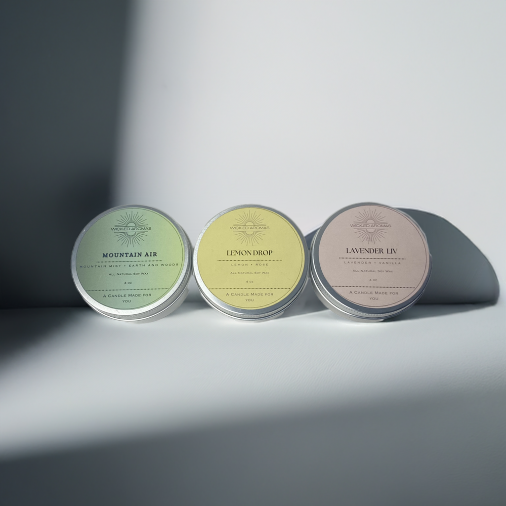 Travel Tin Bundle - Wick.ed Aromas