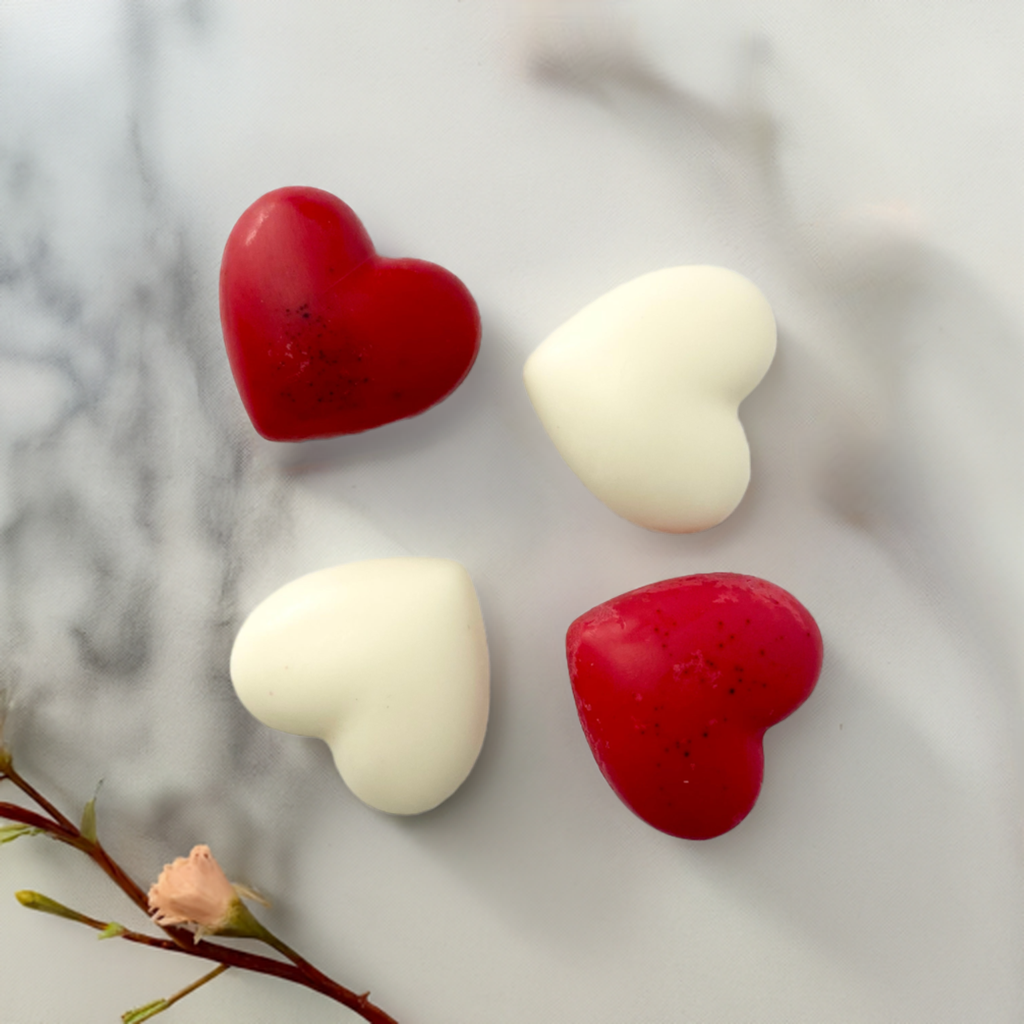 Romance Candle + Heart Wax Melt Gift Set - Wick.ed Aromas