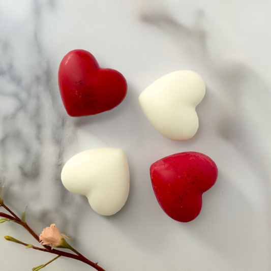 Romance Candle + Heart Wax Melt Gift Set - Wick.ed Aromas