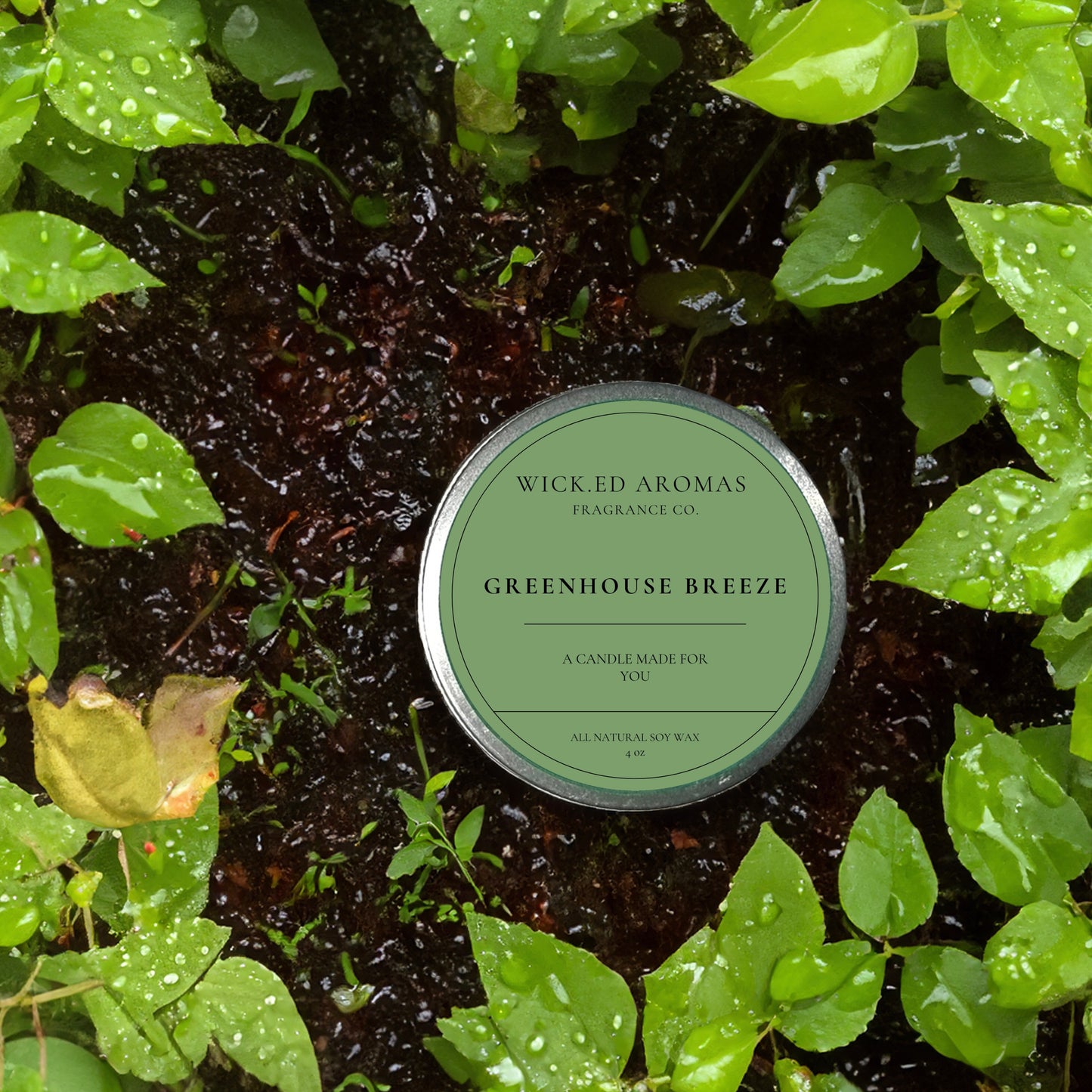 Greenhouse Breeze Travel Tin - Wick.ed Aromas