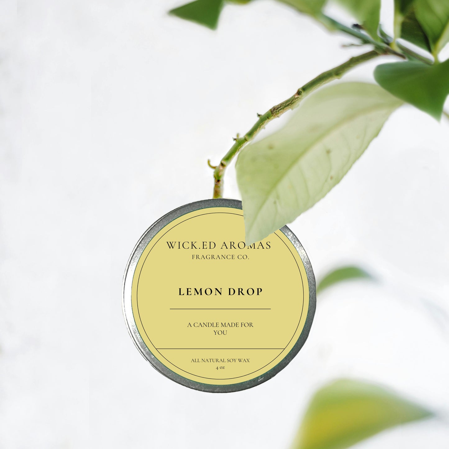 Lemon Drop Travel Tin - Wick.ed Aromas