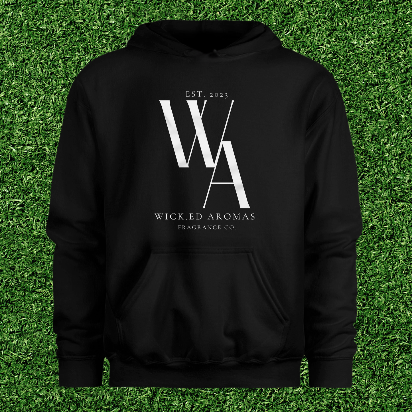 Wick.ed Aromas Black Big Logo Hoodie
