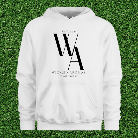 Wick.ed Aromas White Big Logo Hoodie