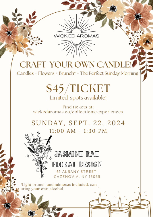 Wicks & Petals: Candle Crafting Workshop