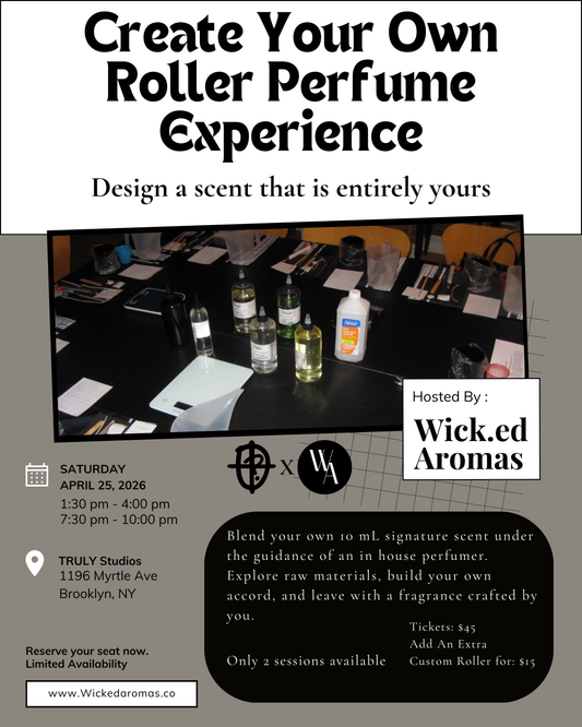 Create Your Own Roller Perfume Experience - Wick.ed Aromas