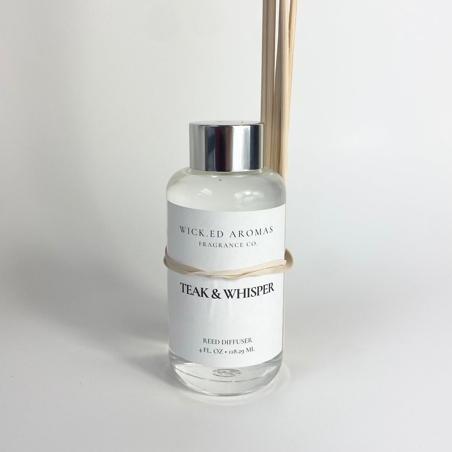 Teak & Whisper Reed Diffuser - Wick.ed Aromas