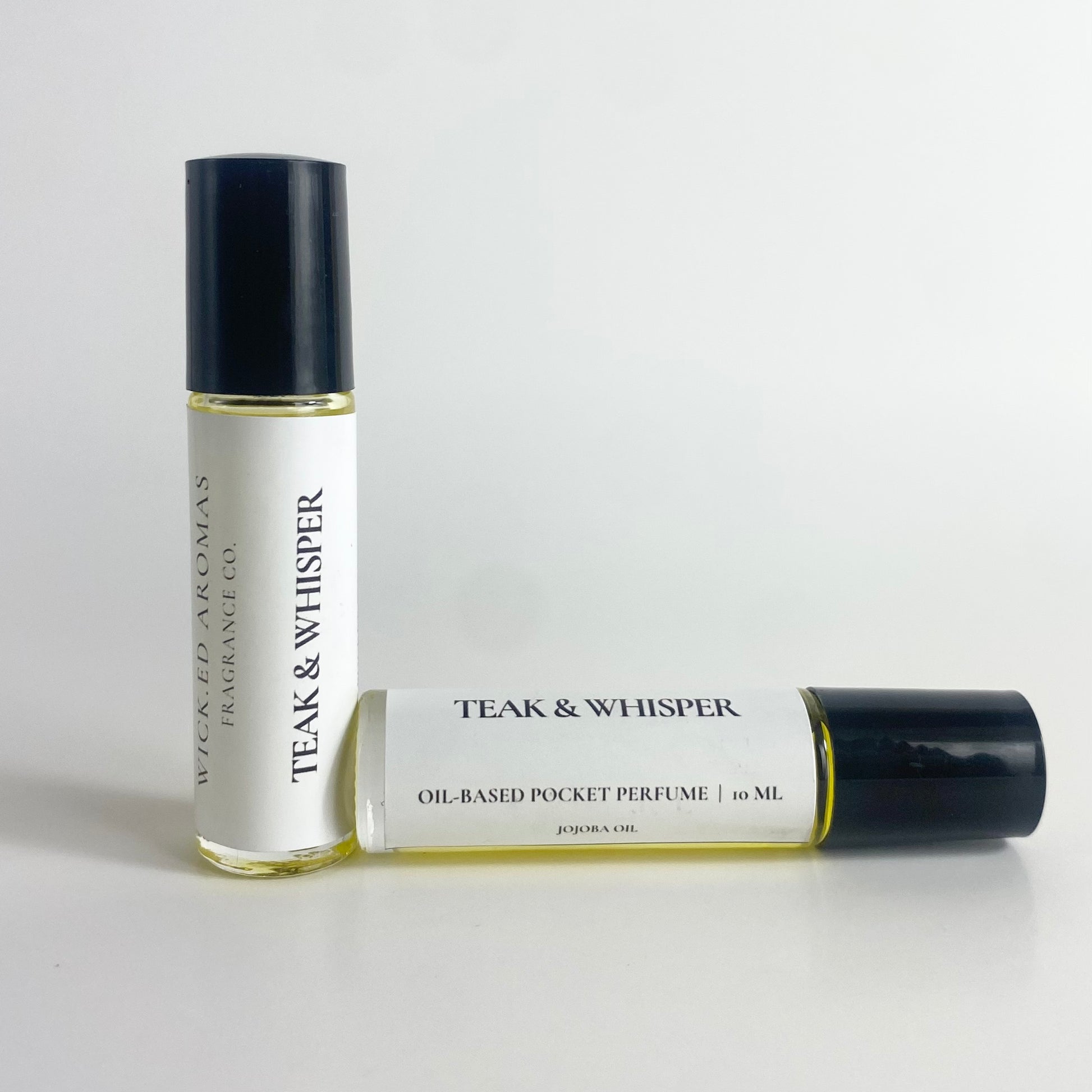 Teak & Whisper Roller Perfume - Wick.ed Aromas