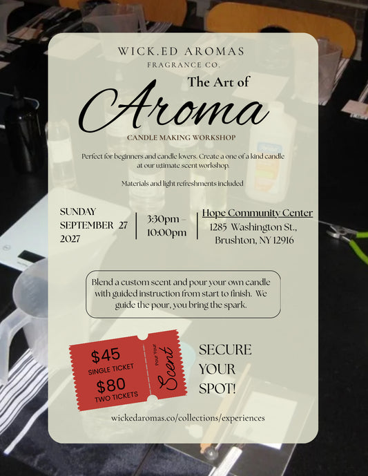 The Art of Aroma: Candle Making Workshop