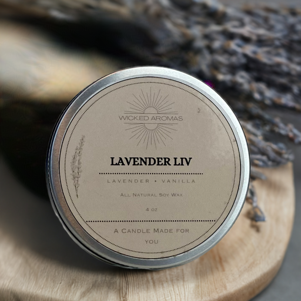 Lavender Liv Travel Tin